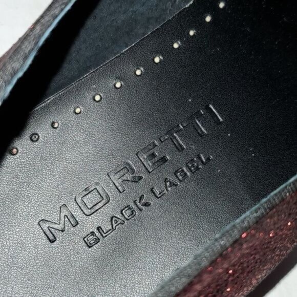 Moretti Black Label  Shoes Red Embellished Loafers Slip On Christo Men\'s Size 10 main image 15